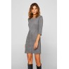Robe fourreau en similicuir