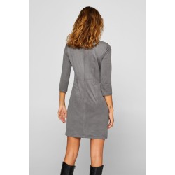 Robe fourreau en similicuir