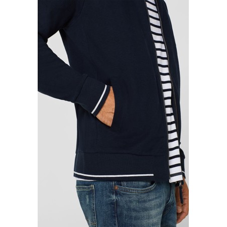 Cardigan molletonné en 100 % coton