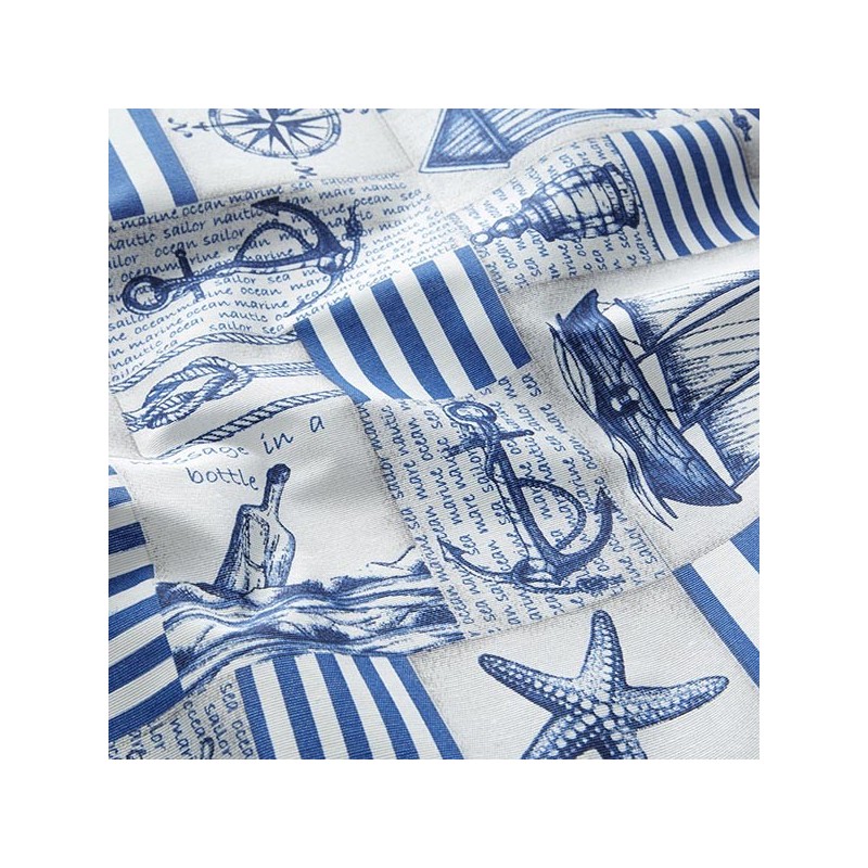 Coton enduit maritime